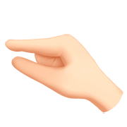 🤏🏻 Emoji Mão Beliscando: Pele Clara na Apple iOS 13.2.