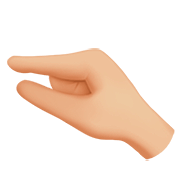 🤏🏼 Emoji Wenig-Geste: mittelhelle Hautfarbe Apple iOS 13.2.