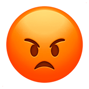 😡 Emoji Cara Cabreada en Apple iOS 13.2.