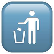 Emoji 🚮 Simbolo Per La Raccolta Dei Rifiuti su Apple iOS 13.2.