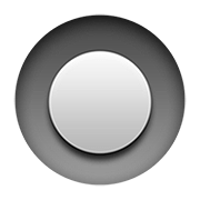 Emoji 🔘 Pulsante Rotondo su Apple iOS 13.2.