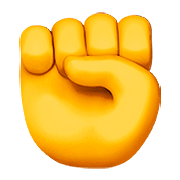 ✊ Emoji Puño En Alto en Apple iOS 13.2.