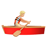 Émoji 🚣🏼 Personne Ramant Dans Une Barque : Peau Moyennement Claire sur Apple iOS 13.2.