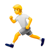 Emoji 🏃 Persona Che Corre su Apple iOS 13.2.