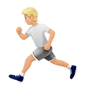 🏃🏼 Emoji Persona Corriendo: Tono De Piel Claro Medio en Apple iOS 13.2.