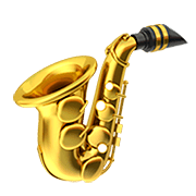 Émoji 🎷 Saxophone sur Apple iOS 13.2.