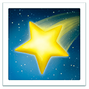 🌠 Emoji Estrella Fugaz en Apple iOS 13.2.