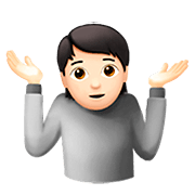 🤷🏻 Emoji Persona Encogida De Hombros: Tono De Piel Claro en Apple iOS 13.2.