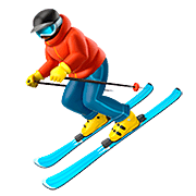 ⛷️ Emoji Esquiador en Apple iOS 13.2.