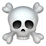 Émoji ☠️ Tête De Mort sur Apple iOS 13.2.