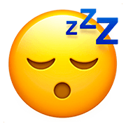 😴 Emoji schlafendes Gesicht Apple iOS 13.2.