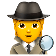 Emoji 🕵️ Detective su Apple iOS 13.2.