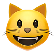 😺 Emoji grinsende Katze Apple iOS 13.2.