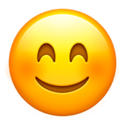 😊 Emoji Rosto Sorridente Com Olhos Sorridentes na Apple iOS 13.2.