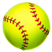 🥎 Emoji Pelota De Softball en Apple iOS 13.2.