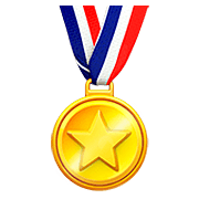 🏅 Emoji Medalha Esportiva na Apple iOS 13.2.