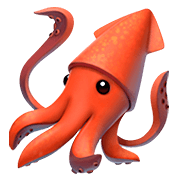 Emoji 🦑 Calamaro su Apple iOS 13.2.