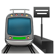 🚉 Emoji Estación De Tren en Apple iOS 13.2.