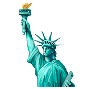 Emoji 🗽 Statua Della Libertà su Apple iOS 13.2.