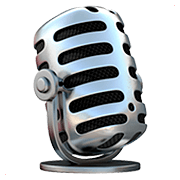 Emoji 🎙️ Microfono Radiofonico su Apple iOS 13.2.