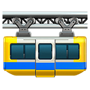 Émoji 🚟 Train Suspendu sur Apple iOS 13.2.