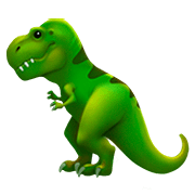 Emoji 🦖 T-Rex su Apple iOS 13.2.