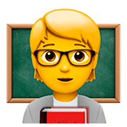 🧑‍🏫 Emoji Professora Na Escola na Apple iOS 13.2.