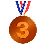 🥉 Emoji Medalha De Bronze na Apple iOS 13.2.