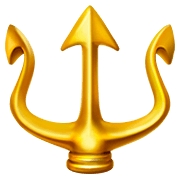 Émoji 🔱 Trident sur Apple iOS 13.2.