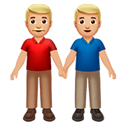 👬🏼 Emoji Dois Homens De Mãos Dadas: Pele Morena Clara na Apple iOS 13.2.