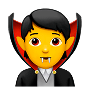 Emoji 🧛 Vampiro su Apple iOS 13.2.