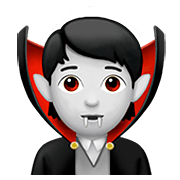 Émoji 🧛🏻 Vampire : Peau Claire sur Apple iOS 13.2.