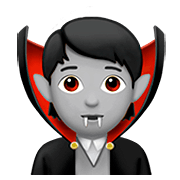🧛🏼 Emoji Vampir: mittelhelle Hautfarbe Apple iOS 13.2.