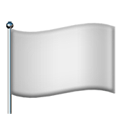 Emoji 🏳️ Bandiera Bianca su Apple iOS 13.2.