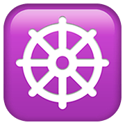 Émoji ☸️ Roue Du Dharma sur Apple iOS 13.2.