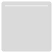 ⬜ Emoji Quadrado Branco Grande na Apple iOS 13.2.