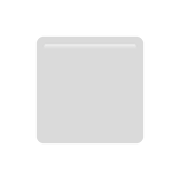 ◽ Emoji mittelkleines weißes Quadrat Apple iOS 13.2.