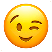 😉 Emoji zwinkerndes Gesicht Apple iOS 13.2.