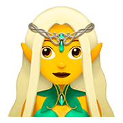 Emoji 🧝‍♀️ Elfo Donna su Apple iOS 13.2.