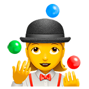 Emoji 🤹‍♀️ Giocoliere Donna su Apple iOS 13.2.