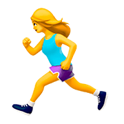 🏃‍♀️ Emoji Mujer Corriendo en Apple iOS 13.2.