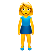 🧍‍♀️ Emoji Mujer De Pie en Apple iOS 13.2.