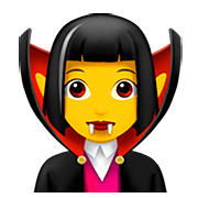 Emoji 🧛‍♀️ Vampira su Apple iOS 13.2.