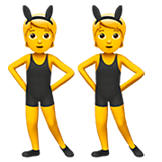 Emoji 👯 Persone Con Orecchie Da Coniglio su Apple iOS 13.2.