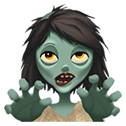 Émoji 🧟‍♀️ Zombie Femme sur Apple iOS 13.2.
