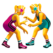 🤼‍♀️ Emoji Mujeres Luchando en Apple iOS 13.2.