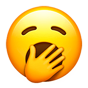 Emoji 🥱 Faccina Che Sbadiglia su Apple iOS 13.2.