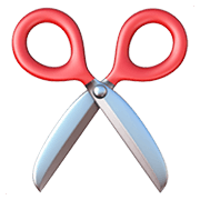 Émoji ✂️ Ciseaux sur Apple iOS 13.3.