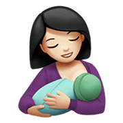 🤱🏻 Emoji Lactancia Materna: Tono De Piel Claro en Apple iOS 13.3.