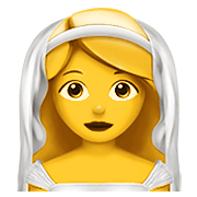 Émoji 👰 Personne Mariée Avec Voile sur Apple iOS 13.3.